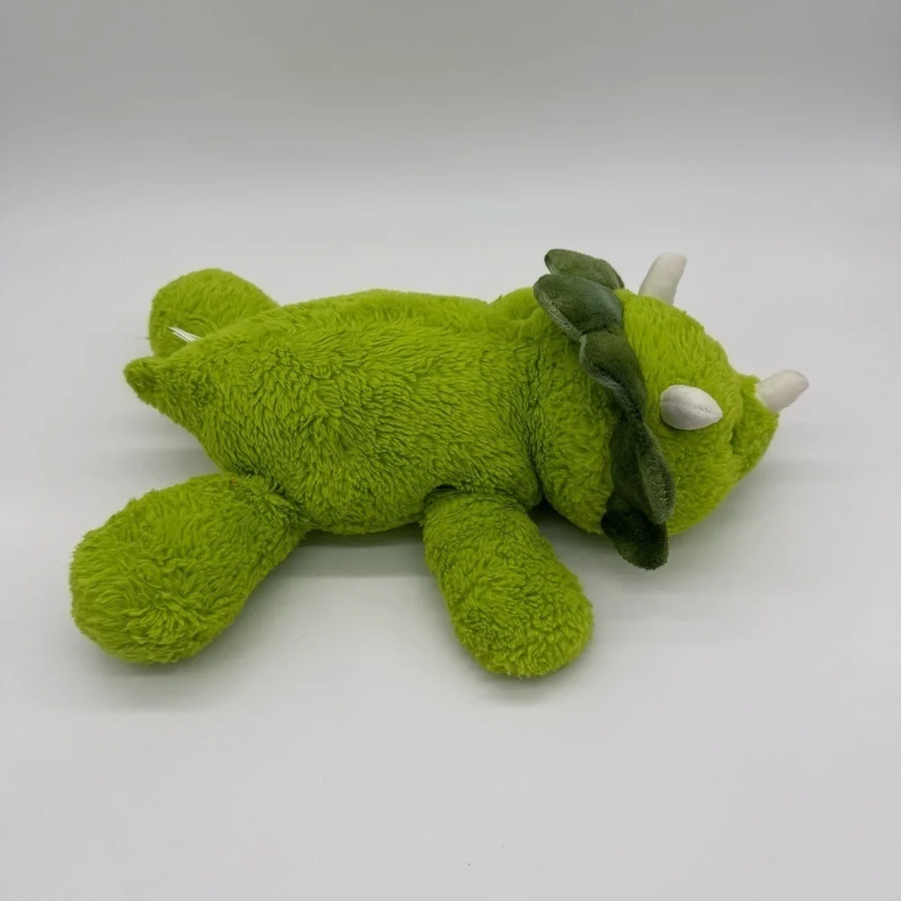 Kellytoy Green Plush Triceratops Toy